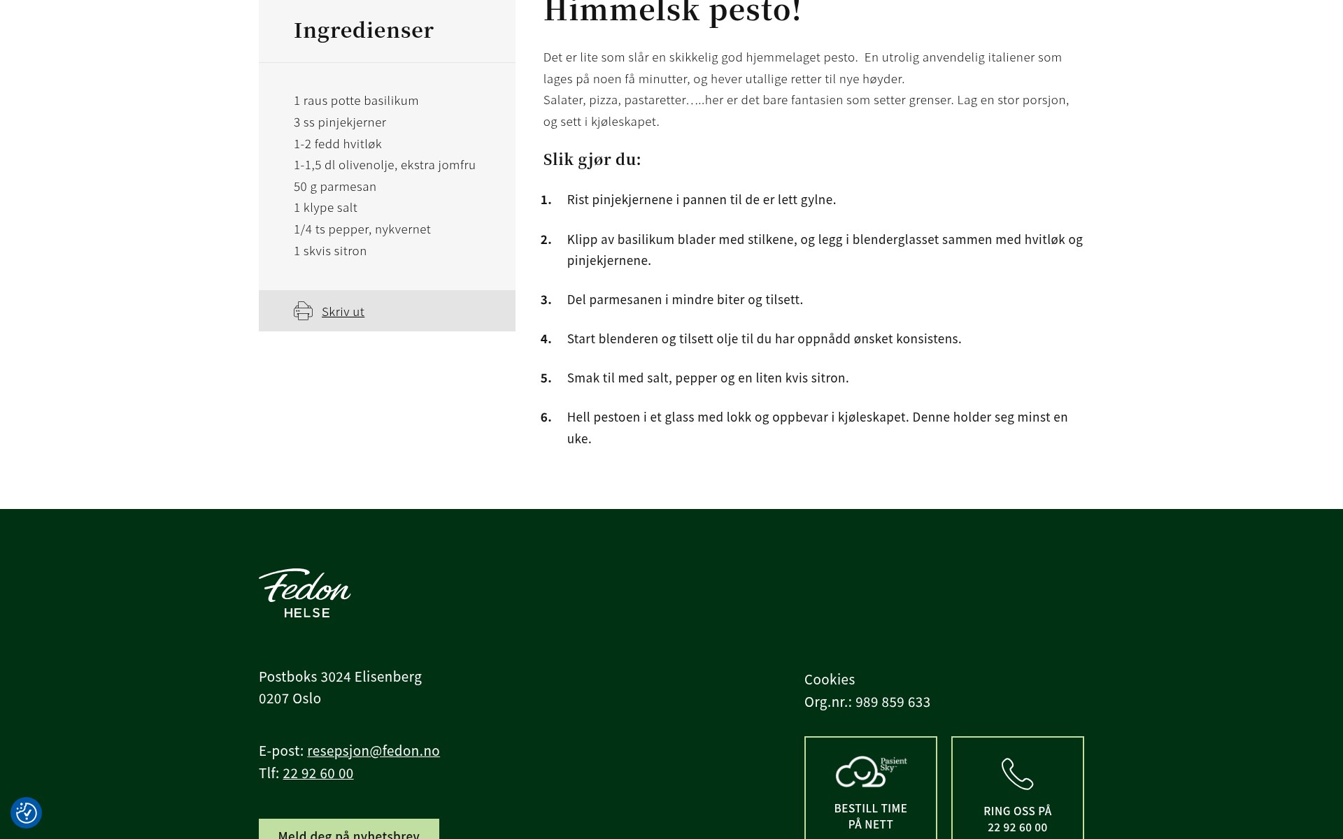 Przepisy jako dane, nie jako wpisy na blogu